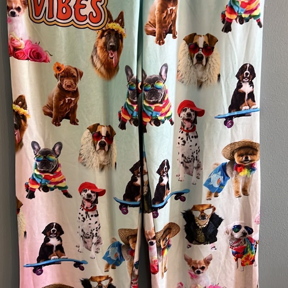 Women’s S “Brief Insanity” Soft Cozy Velvety New Sleep pants PJ’s Dog Lovers - Picture 4 of 15